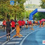 runner che comppletano i chilometri della corsa cardiorace